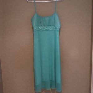 TURQUOISE MIDI FORMAL DRESS